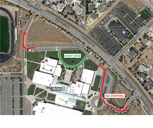 Parent Drop Off Map 